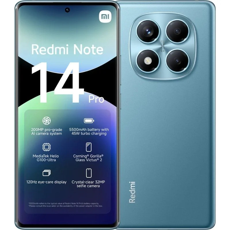SMARTPHONE REDMI NOTE 14 PRO (8+256GB) BLUE XIAOMI